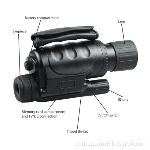 High Resolution Night Vision with Camera 6X65 (N1166C)